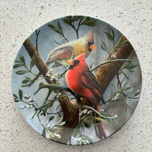 VINTAGE Knowles Limited Edition Collector Plate "The Cardinal" by Kevin Daniel